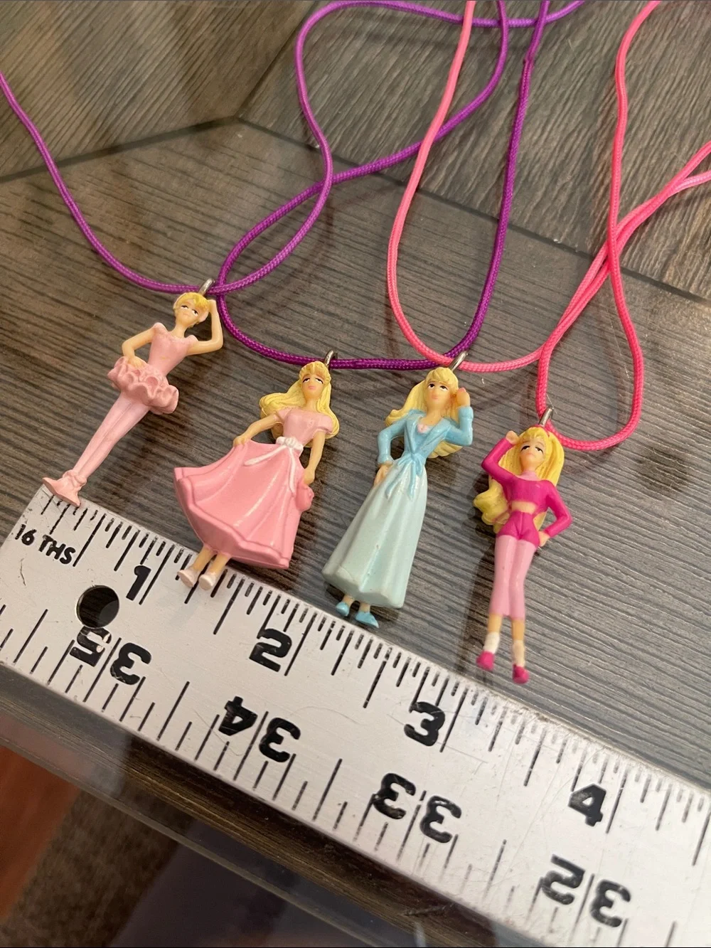 Tara Toys Barbie Party Favors 2000 Figurine Pendants or Necklaces Birthday